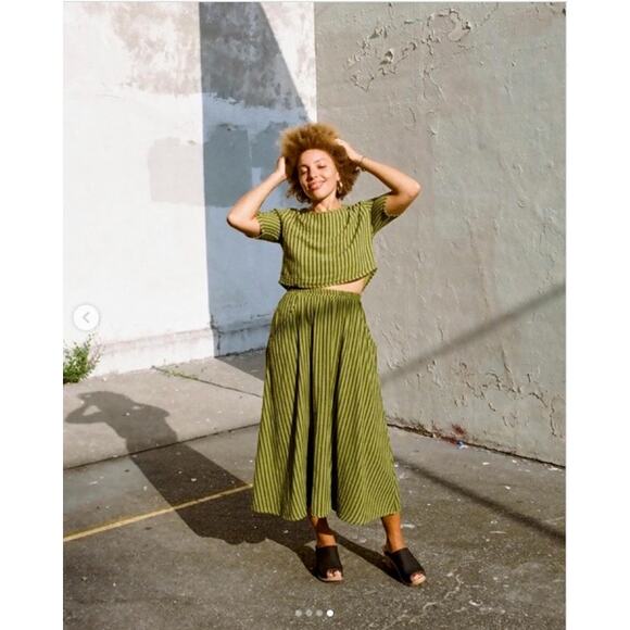 Curator Fawn 2-Piece Set – Skirt & Top, Stripe, XL/XXL - Picture 1 of 16